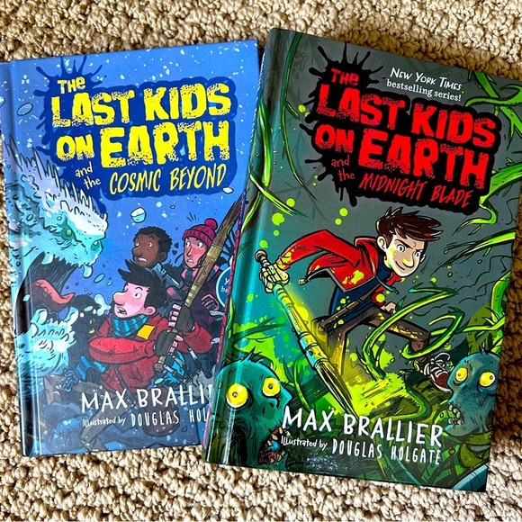 The Last Kids on Earth Other - 2 like new books from the series The Last Kids on Earth. 8-12 yrs old